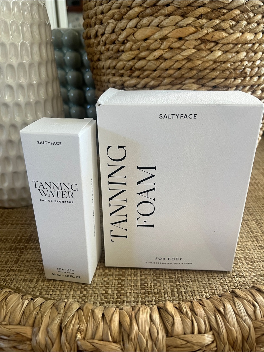 Saltyface Set: Tanning Foam & Tanning Water -Medium/dark